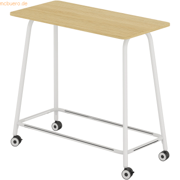 4003969125117 - Stehtisch selab high desk agile 815021572 105cm (H) 120x60cm (BxT) rechteckig eiche   weiß 4003969125117 Sedus