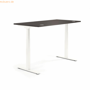 4003969134171 - Sitz-Steh-Schreibtisch Flex Modul 810061374 elektrisch höhenverstellbar 605-1255cm (H) 180x80cm (BxT) rechteckig eiche dun