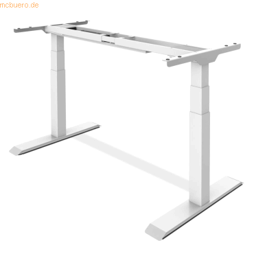 4003969135444 - Schreibtischgestell Flex Modul elektrisch höhenverstellbar 58-123cm (H) 120-240x205mm (BxT) T-Fuß-Gestell weiß 400396913544 4003969135444 - Schreibtischgestell Flex Modul elektrisch höhenverstellbar 58-123cm (H) 120-240x205mm (BxT) T-Fuß-Gestell weiß 400396913544