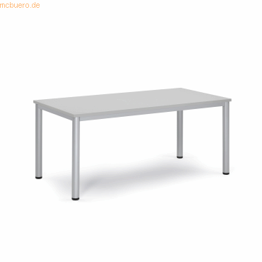 4003969161825 - Konferenztisch BASE-MODUL Q 810076081 72cm (H) 4-6 Personen rechteckig lichtgrau silber 4003969161825 Soennecken 4003969161825 - Konferenztisch BASE-MODUL Q 810076081 72cm (H) 4-6 Personen rechteckig lichtgrau silber 4003969161825 Soennecken