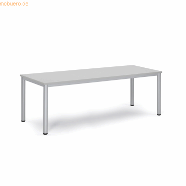 4003969161832 - Konferenztisch BASE-MODUL Q 810076281 72cm (H) 6 Benutzer rechteckig lichtgrau silber 4003969161832 Soennecken 4003969161832 - Konferenztisch BASE-MODUL Q 810076281 72cm (H) 6 Benutzer rechteckig lichtgrau silber 4003969161832 Soennecken