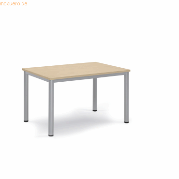 4003969161894 - Konferenztisch BASE-MODUL Q 810075979 72cm (H) bis 6 Personen rechteckig ahorn   silber 4003969161894 Soennecken