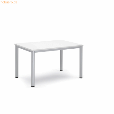 4003969161962 - Konferenztisch BASE-MODUL Q 810075901 72cm (H) bis 6 Personen rechteckig weiß silber 4003969161962 Soennecken 4003969161962 - Konferenztisch BASE-MODUL Q 810075901 72cm (H) bis 6 Personen rechteckig weiß silber 4003969161962 Soennecken