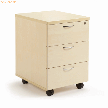 4003969162051 - Rollcontainer 3xSchub 585x407x50cm ahorn 4003969162051 Soennecken