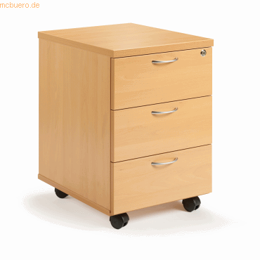 4003969162105 - Rollcontainer 3xSchub 585x407x50cm buche 4003969162105 Soennecken