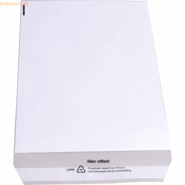4003969923003 - Versandtasche DIN C4 229 x 324 mm (B x H) ohne Fenster mit Adhäsionsverschluss Polyethylen transparent 100 St Pack