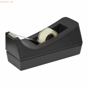 4003969934306 - Tischabroller gefüllt Kunststoff schwarz +Klebefilm 4003969934306 Soennecken