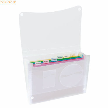 4003969944404 - Fächermappe 370682400 A4 mit 7 Fächern 7-teilig blanko Kunststoff transparent bunt 4003969944404 Soennecken 4003969944404 - Fächermappe 370682400 A4 mit 7 Fächern 7-teilig blanko Kunststoff transparent bunt 4003969944404 Soennecken