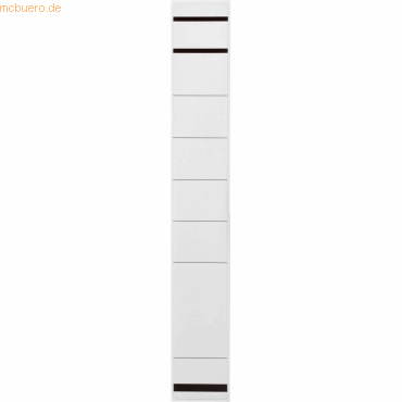 4003969955820 - Ordnerrückenetikett schmal lang 39 x 285 mm (b x h) selbstklebend mit Griffloch weiß 10 Etik Pack - Neutralware 4003969955820 - Ordnerrückenetikett schmal lang 39 x 285 mm (b x h) selbstklebend mit Griffloch weiß 10 Etik Pack - Neutralware