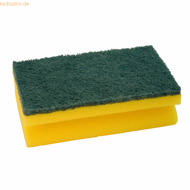 4003969959934 - Schwamm 15x9cm Griffleiste gelb grün 4003969959934 Soennecken 4003969959934 - Schwamm 15x9cm Griffleiste gelb grün 4003969959934 Soennecken