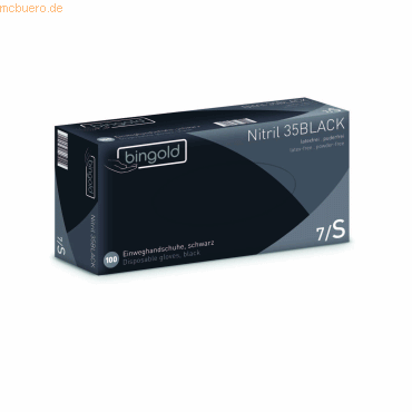 4004034635005 - Einweghandschuhe 35Black 635101 Lebensmittelecht schwarz Größe 7 S Nitril 4004034635005 100 Stück 4004034635005 - Einweghandschuhe 35Black 635101 Lebensmittelecht schwarz Größe 7 S Nitril 4004034635005 100 Stück