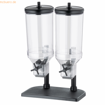 4004133118416 - Müslispender Duo Fresh & Easy schwarz 2 x 45 l 4004133118416 APS 4004133118416 - Müslispender Duo Fresh & Easy schwarz 2 x 45 l 4004133118416 APS
