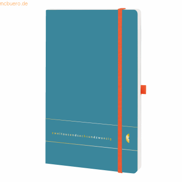 4004182088326 - Buchkalender Origins A5 1 Woche 2 Seiten Petrol Elementary 4004182088326 - Buchkalender Origins A5 1 Woche 2 Seiten Petrol Elementary