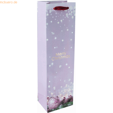 4004360769023 - 5 x Geschenktasche Bottle 100x350x80mm Charmful Christmas