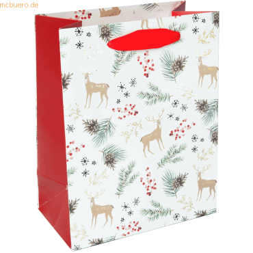 4004360769085 - 5 x Geschenktasche Small 180x230x100mm Christmas motifs watercol 4004360769085 - 5 x Geschenktasche Small 180x230x100mm Christmas motifs watercol