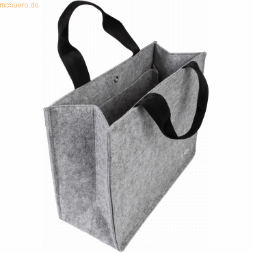 4004360769429 - Desk Sharing Bag Classic M recycelter PET Filz 360x280x150mm dun 4004360769429 - Desk Sharing Bag Classic M recycelter PET Filz 360x280x150mm dun
