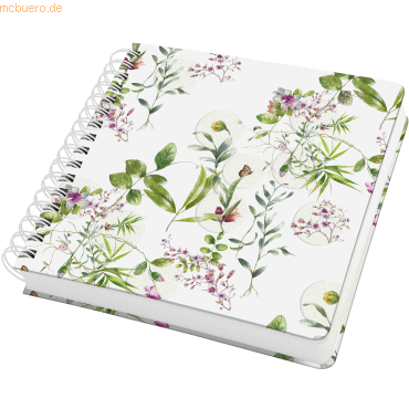 4004360769481 - 2 x Spiral-Notizbuch Jolie blanko 234x215 Fairytale Garden 240 S