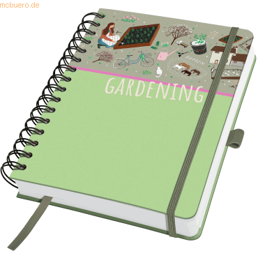 4004360769634 - 2 x Spiral-Notizbuch Jolie blanko ca A5 Garden Love 240 Seiten 4004360769634 - 2 x Spiral-Notizbuch Jolie blanko ca A5 Garden Love 240 Seiten