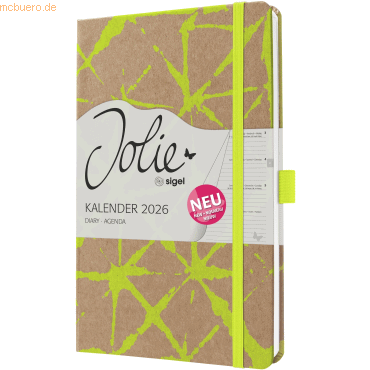 4004360770296 - Wochenkalender Jolie ca A5 Hardcover Lemon Batik 2026 4004360770296 - Wochenkalender Jolie ca A5 Hardcover Lemon Batik 2026