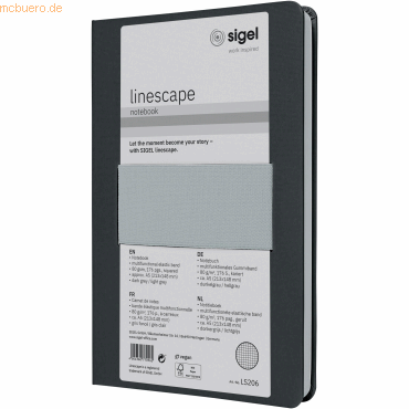 4004360770562 - 2 x Notizbuch Linescape ca A5 176 Seiten Hardcover kariert 80g 4004360770562 - 2 x Notizbuch Linescape ca A5 176 Seiten Hardcover kariert 80g