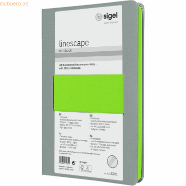 4004360770654 - 2 x Notizbuch Linescape ca A5 176 Seiten Hardcover liniert 80g 4004360770654 - 2 x Notizbuch Linescape ca A5 176 Seiten Hardcover liniert 80g