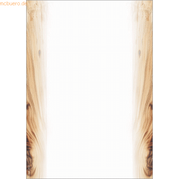 4004360770838 - SIGEL Motivpapier weiß braun DIN A4 90 g m² 100 Blatt