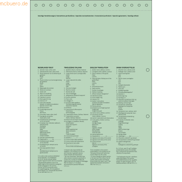 4004360771118 - Internationaler Frachtbrief SD A4 4 Blatt VE=50 Stück