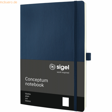 4004360771378 - 3 x Notizbuch Conceptum ca A4 194 S Softcover blanko 80g midni 4004360771378 - 3 x Notizbuch Conceptum ca A4 194 S Softcover blanko 80g midni
