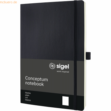 4004360771439 - 3 x Notizbuch Conceptum ca A4 194 S Softcover blanko 80g schwa 4004360771439 - 3 x Notizbuch Conceptum ca A4 194 S Softcover blanko 80g schwa