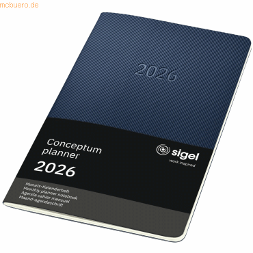 4004360771651 - Monats-Kalenderheft Conceptum ca A5 Softcover midnight blue 202 4004360771651 - Monats-Kalenderheft Conceptum ca A5 Softcover midnight blue 202
