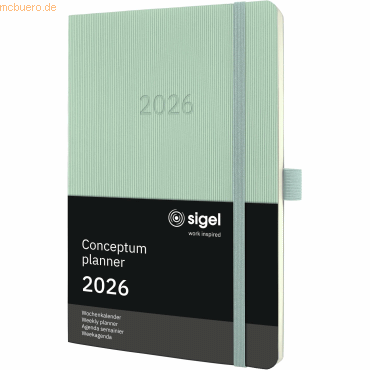4004360772184 - Wochenkalender Conceptum ca A5 Softcover mint green 2026 4004360772184 - Wochenkalender Conceptum ca A5 Softcover mint green 2026