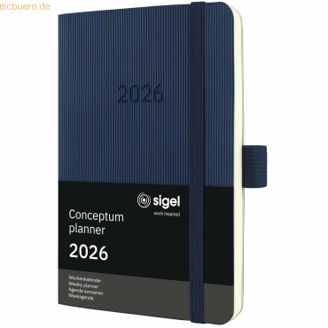 4004360772368 - Wochenkalender Conceptum ca A6 Softcover midnight blue 2026 4004360772368 - Wochenkalender Conceptum ca A6 Softcover midnight blue 2026