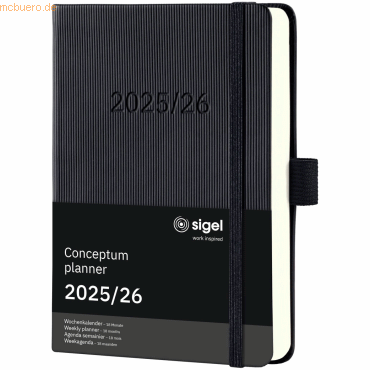 4004360772542 - Wochenkalender Conceptum ca A6 18 Monate Hardcover schwarz 2025 4004360772542 - Wochenkalender Conceptum ca A6 18 Monate Hardcover schwarz 2025