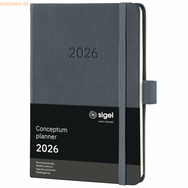 4004360772962 - Buchkalender C2667 dunkelgrau 2 Seiten 1 Woche 4004360772962 Sigel 4004360772962 - Buchkalender C2667 dunkelgrau 2 Seiten 1 Woche 4004360772962 Sigel
