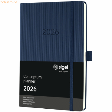 4004360773112 - Wochenkalender Conceptum ca A5 Hardcover midnight blue 2026 4004360773112 - Wochenkalender Conceptum ca A5 Hardcover midnight blue 2026