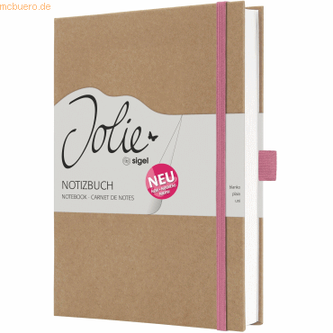 4004360773747 - 2 x Notizbuch Jolie Hardcover ca A5 Pure Pink 192 Seiten blanko 4004360773747 - 2 x Notizbuch Jolie Hardcover ca A5 Pure Pink 192 Seiten blanko