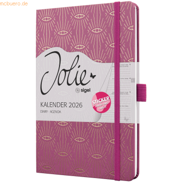 4004360774676 - Wochenkalender Jolie ca A5 Hardcover Mystic Mauve 2026