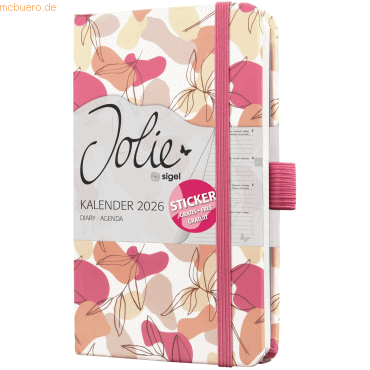 4004360775000 - Wochenkalender Jolie ca A6 Hardcover Spring Linear Leaves 2026 4004360775000 - Wochenkalender Jolie ca A6 Hardcover Spring Linear Leaves 2026