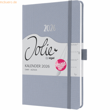 4004360775307 - Wochenkalender Jolie ca A5 Hardcover light lilac 2026 4004360775307 - Wochenkalender Jolie ca A5 Hardcover light lilac 2026
