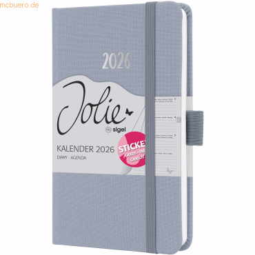 4004360775451 - Wochenkalender Jolie ca A6 Hardcover light lilac 2026 4004360775451 - Wochenkalender Jolie ca A6 Hardcover light lilac 2026