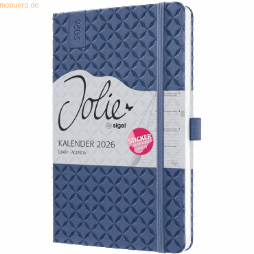 4004360775963 - Wochenkalender Jolie ca A5 Hardcover indigo blue 2026 4004360775963 - Wochenkalender Jolie ca A5 Hardcover indigo blue 2026