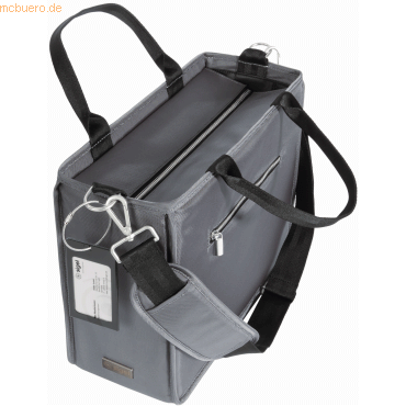 4004360776915 - Desk Sharing Bag Premium M 100% recyceltes PET 360x280x150mm dun 4004360776915 - Desk Sharing Bag Premium M 100% recyceltes PET 360x280x150mm dun