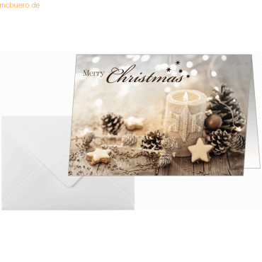 4004360778056 - 25 SIGEL Weihnachtskarten Christmas Candle DIN A6 4004360778056 25 Stück 4004360778056 - 25 SIGEL Weihnachtskarten Christmas Candle DIN A6 4004360778056 25 Stück