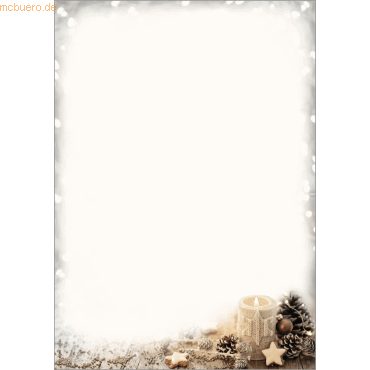 4004360778261 - Weihnachtsbriefpapier Christmas Candle Motiv DIN A4 90 gqm 25 Blatt 4004360778261 25 Blatt 4004360778261 - Weihnachtsbriefpapier Christmas Candle Motiv DIN A4 90 gqm 25 Blatt 4004360778261 25 Blatt