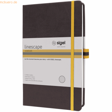 4004360778780 - Linescape Notizbuch DIN A5 Liniert Seitlich Gebunden PU (Polyurethan) Hardcover Dunkelgrau Nicht Perforiert 176 Seiten 4004360778780 - Linescape Notizbuch DIN A5 Liniert Seitlich Gebunden PU (Polyurethan) Hardcover Dunkelgrau Nicht Perforiert 176 Seiten