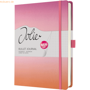 4004360781414 - Notizbuch JB103 JOLIE Bullet pink rosa orange A5 punktkariert 120g 100 Blatt 200 Seiten 4004360781414 Sigel 4004360781414 - Notizbuch JB103 JOLIE Bullet pink rosa orange A5 punktkariert 120g 100 Blatt 200 Seiten 4004360781414 Sigel