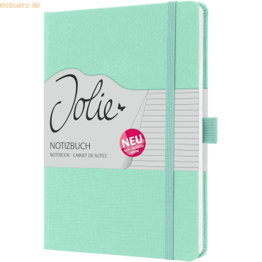 4004360781780 - 2 x Notizbuch Jolie ca A5 192 Seiten Hardcover liniert 100g mig