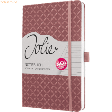 4004360782176 - Notizbuch JN135 Jolie dunkelrot A5 liniert 80g 87 Blatt   174 Seiten 4004360782176 Sigel