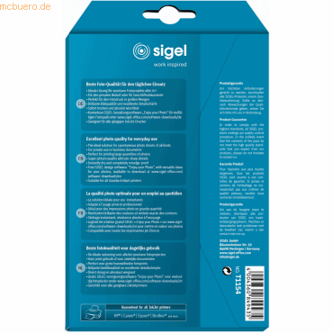 4004360849435 - Fotopapier Everyday T1154 10x15cm für Inkjet 195g weiß hochglänzend einseitig bedruckbar 4004360849435 100 Blatt 4004360849435 - Fotopapier Everyday T1154 10x15cm für Inkjet 195g weiß hochglänzend einseitig bedruckbar 4004360849435 100 Blatt