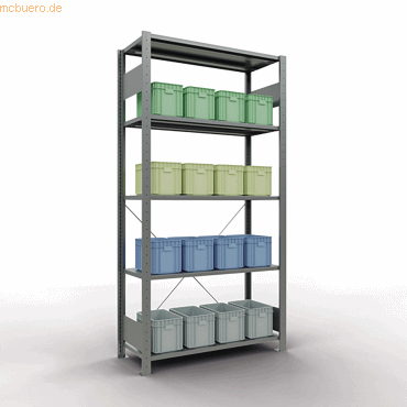 4004514202567 - Fachbodenregal Komplettregale MULTIplus150 Traglast 150kg 2000x1000x400mm (Grundregal) 4004514202567 - Fachbodenregal Komplettregale MULTIplus150 Traglast 150kg 2000x1000x400mm (Grundregal)